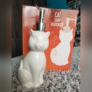 Cat soap or lotion dispenser